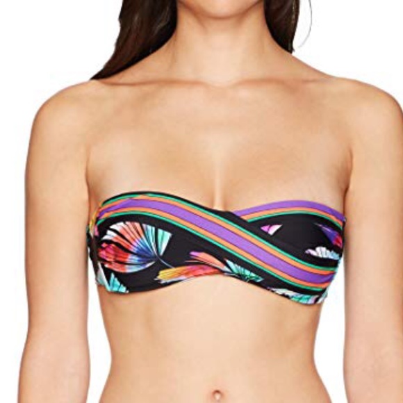 la blanca bandeau bikini top